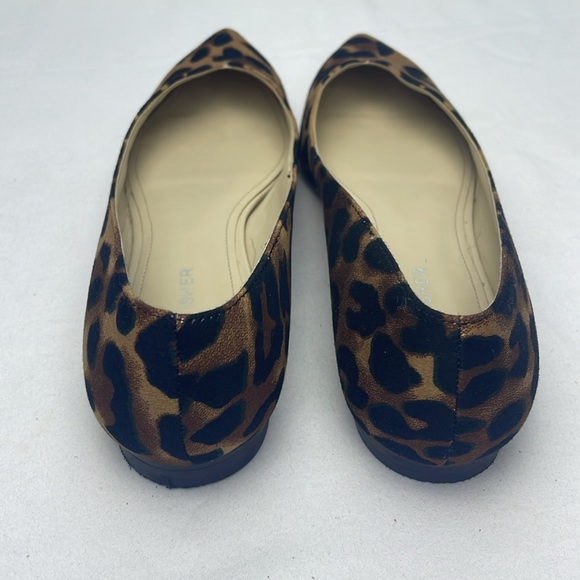 🐆 Like New MARC FISHER ANALIA Pointed Toe Ballet Flats leopard Women’s Size 6.5 - Picture 5 of 10